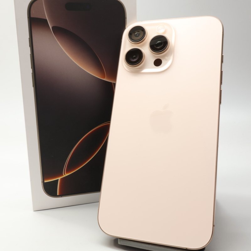 Apple iPhone16 Pro Max 256GB десерт титан A3295 3N530J/A батарея 100% #SIM свободный *Joshin8332[1 иен начало * бесплатная доставка ]