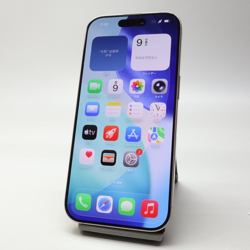 Apple iPhone16 Pro 256GB натуральный титан 3N746J/A батарея 100% #SIM свободный *Joshin1395[1 иен начало * бесплатная доставка ]