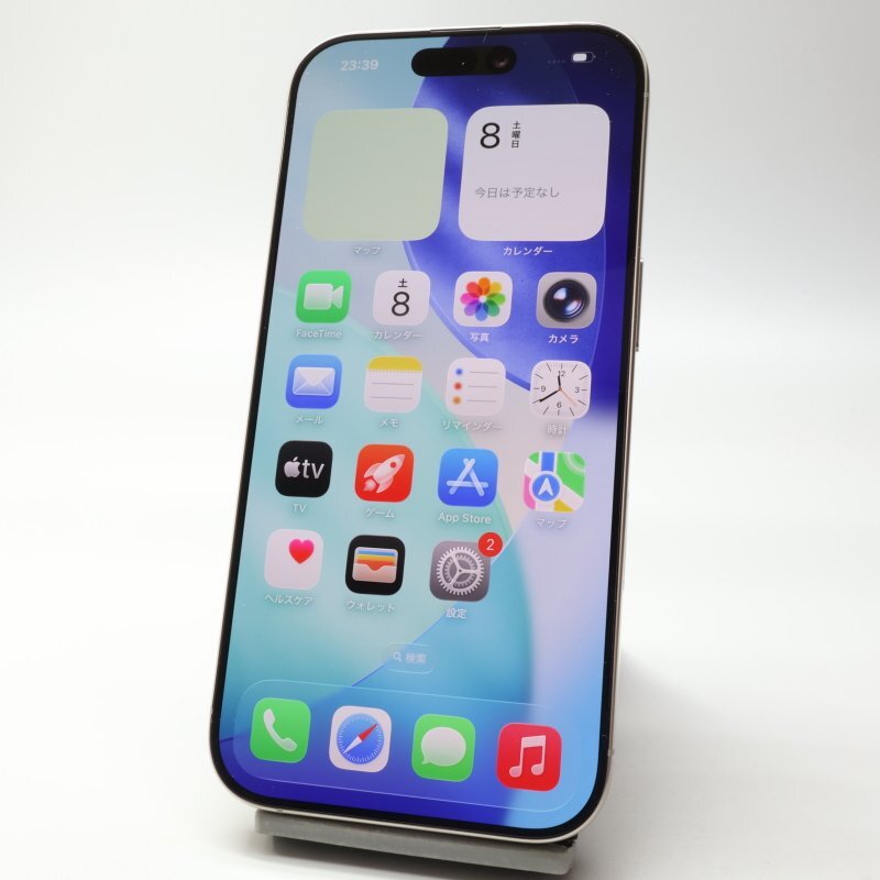 Apple iPhone16 Pro 256GB натуральный титан 3N746J/A батарея 100% #SIM свободный *Joshin( Junk )1402[1 иен начало * бесплатная доставка ]