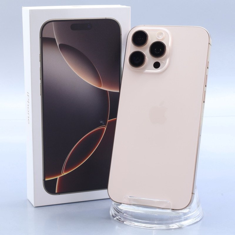 Apple iPhone16 Pro Max 256GB десерт титан A3295 3N530J/A батарея 100% #SIM свободный *Joshin5965[1 иен начало * бесплатная доставка ]