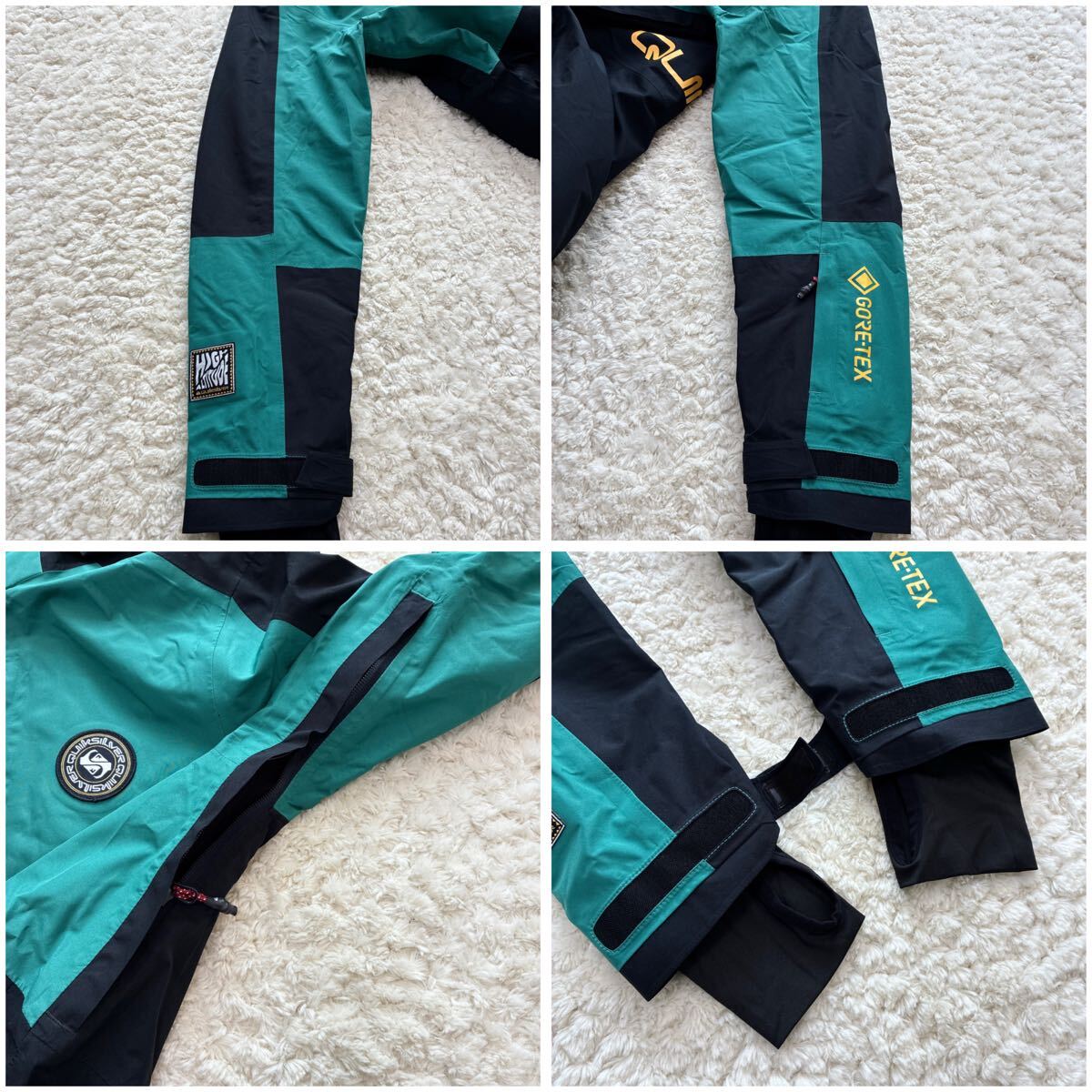 美品QUIKSILVER HIGH ALTITUDE FOREVER 2L CAPSULE GORE-TEX JK S クイックシルバーハイアルティチュード ゴアテックス スノーボードウェア_画像6