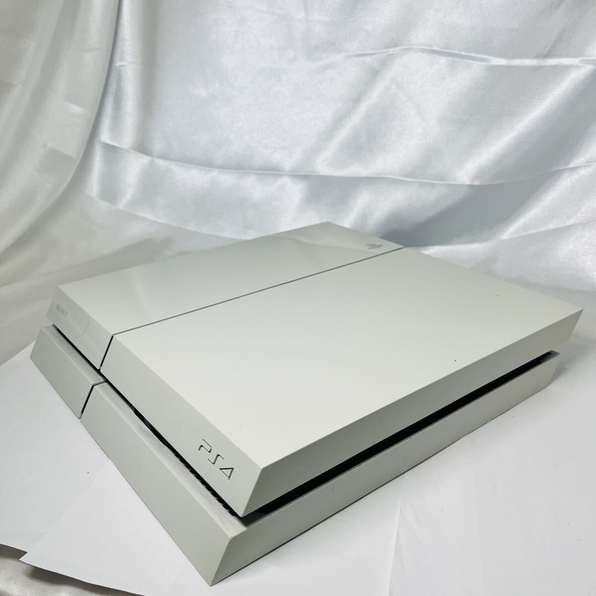 ★1円～ ジャンク SONY PS4 PlayStation4 本体 CUH-1100A 500GB グレイシャーホワイト 本体 封印シール プレステ4 Glacier White _画像4