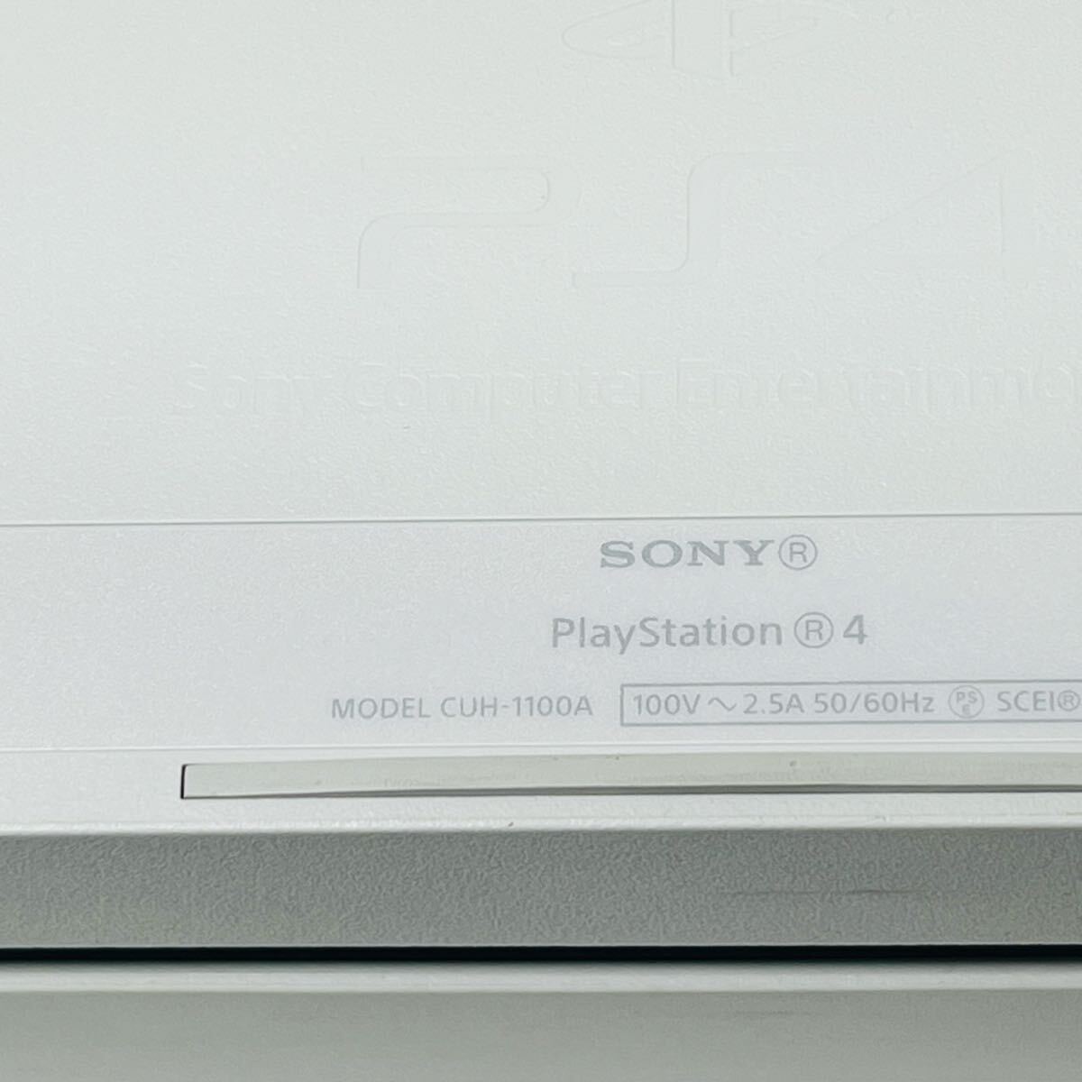 ★1円～ ジャンク SONY PS4 PlayStation4 本体 CUH-1100A 500GB グレイシャーホワイト 本体 封印シール プレステ4 Glacier White _画像7