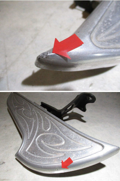 I◆ドラッグスター400クラシック用ステップボード左右1107 アメリカンドラッガーズ? フットボード.送料無料(一部地域除外)_画像6