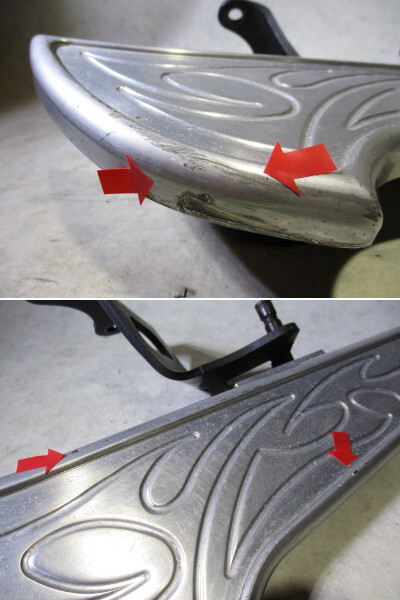 I◆ドラッグスター400クラシック用ステップボード左右1107 アメリカンドラッガーズ? フットボード.送料無料(一部地域除外)_画像3