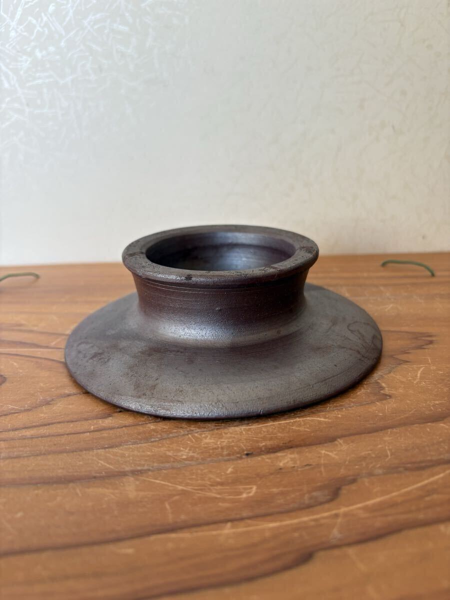 備前焼　在銘 台皿_画像7