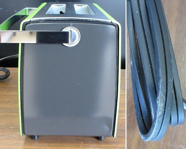 931☆SHARP/シャープ fresh morning 自動トースター ポップアップトースター KB-200G グリーン 未使用_画像7