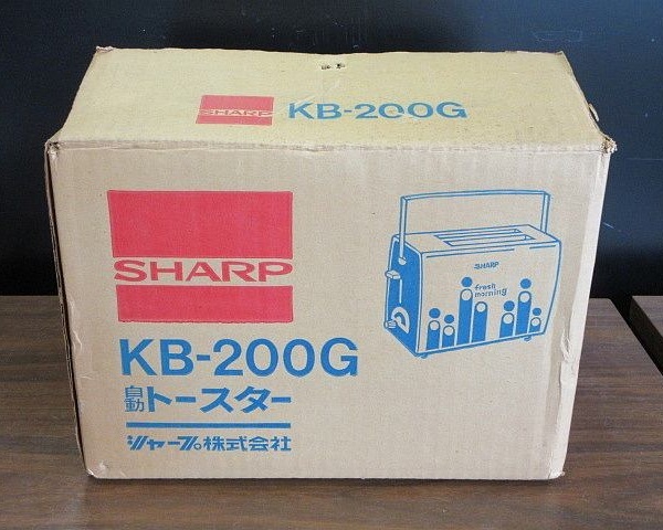 931☆SHARP/シャープ fresh morning 自動トースター ポップアップトースター KB-200G グリーン 未使用_画像9
