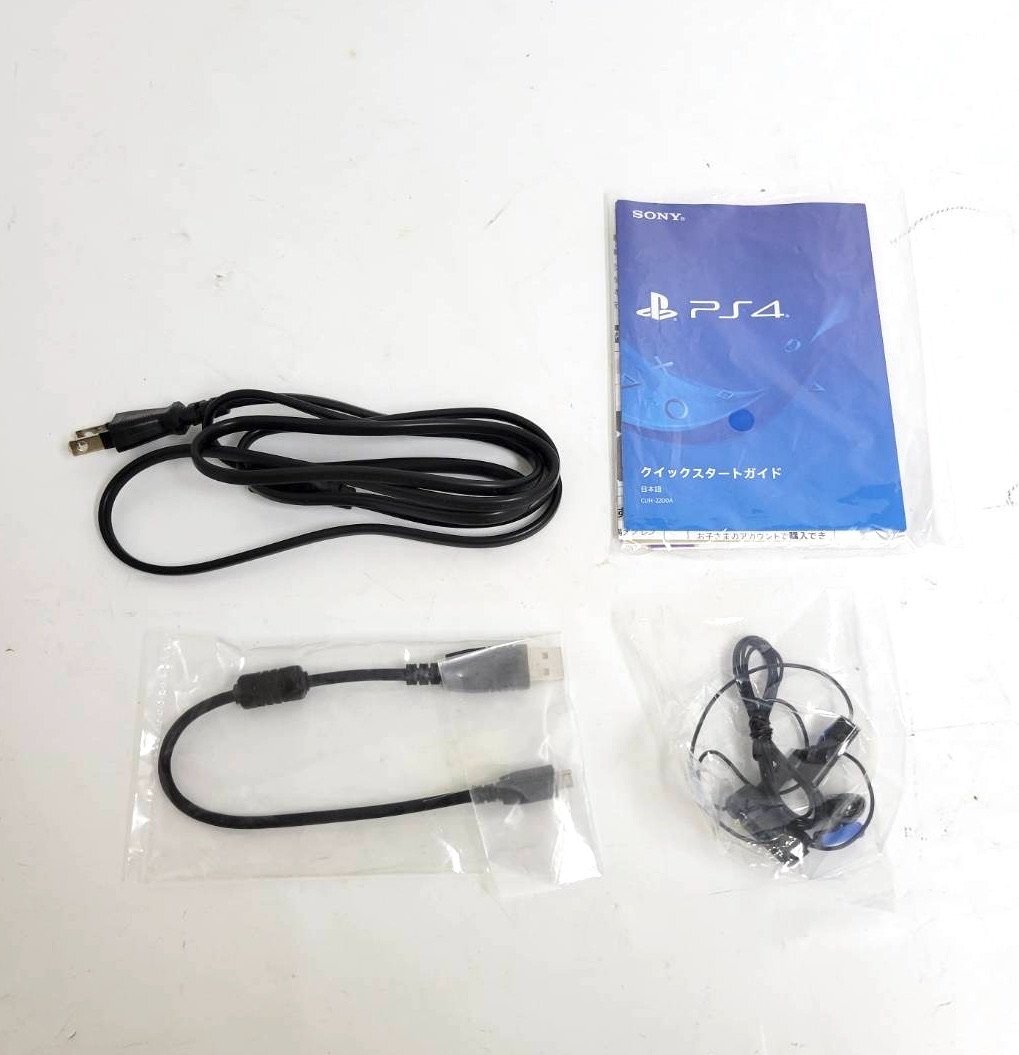 【中古品】SONY ソニー PlayStation4 プレイステーション4 ホワイト CUH-2200A ho11-20_画像9