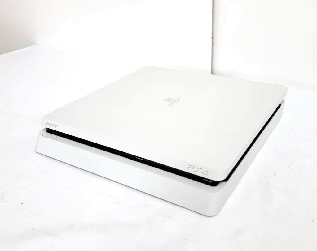 【中古品】SONY ソニー PlayStation4 プレイステーション4 ホワイト CUH-2200A ho11-20_画像1
