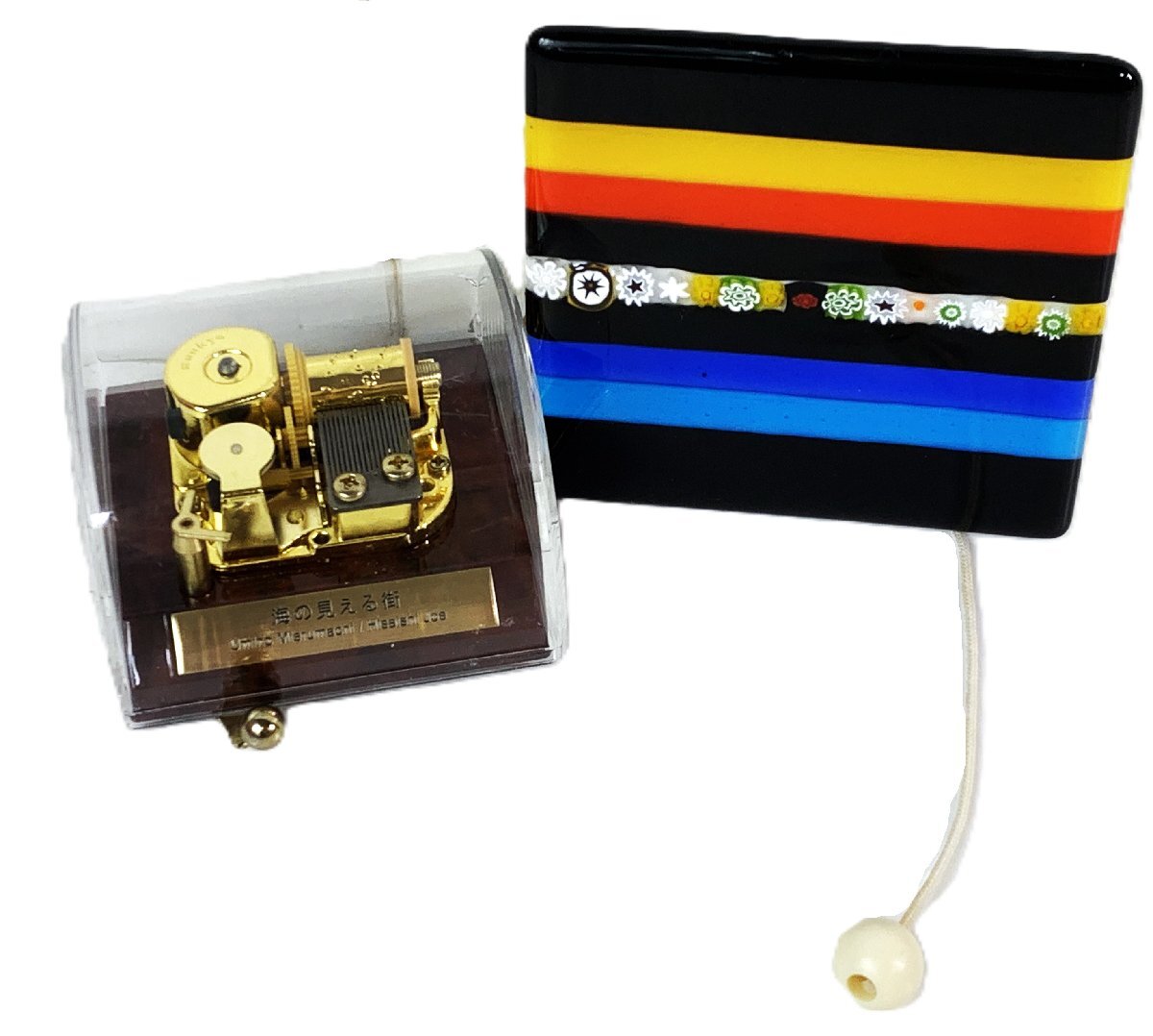 [ б/у товар ] солнечный kyo- музыкальная шкатулка море. видно улица Beauty and the Beast. Thema Ghibli Disney комплект st11-17