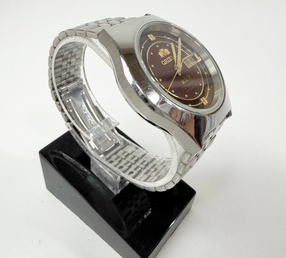 【中古品】ORIENT Crystal 21JEWELS 469WB2-65 770557 オリエント 自動巻き 腕時計 sr10-209_画像3
