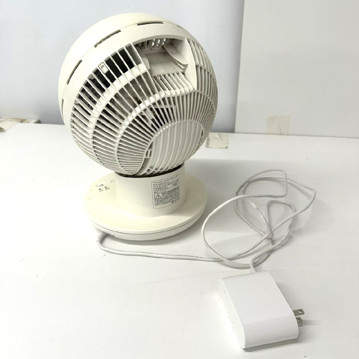 【中古品】IRIS OHYAMA WOOZOO DCモーター サーキュレーター PCF-SDS15TC-W 2021年製 アイリスオーヤマ gi11-27_画像2