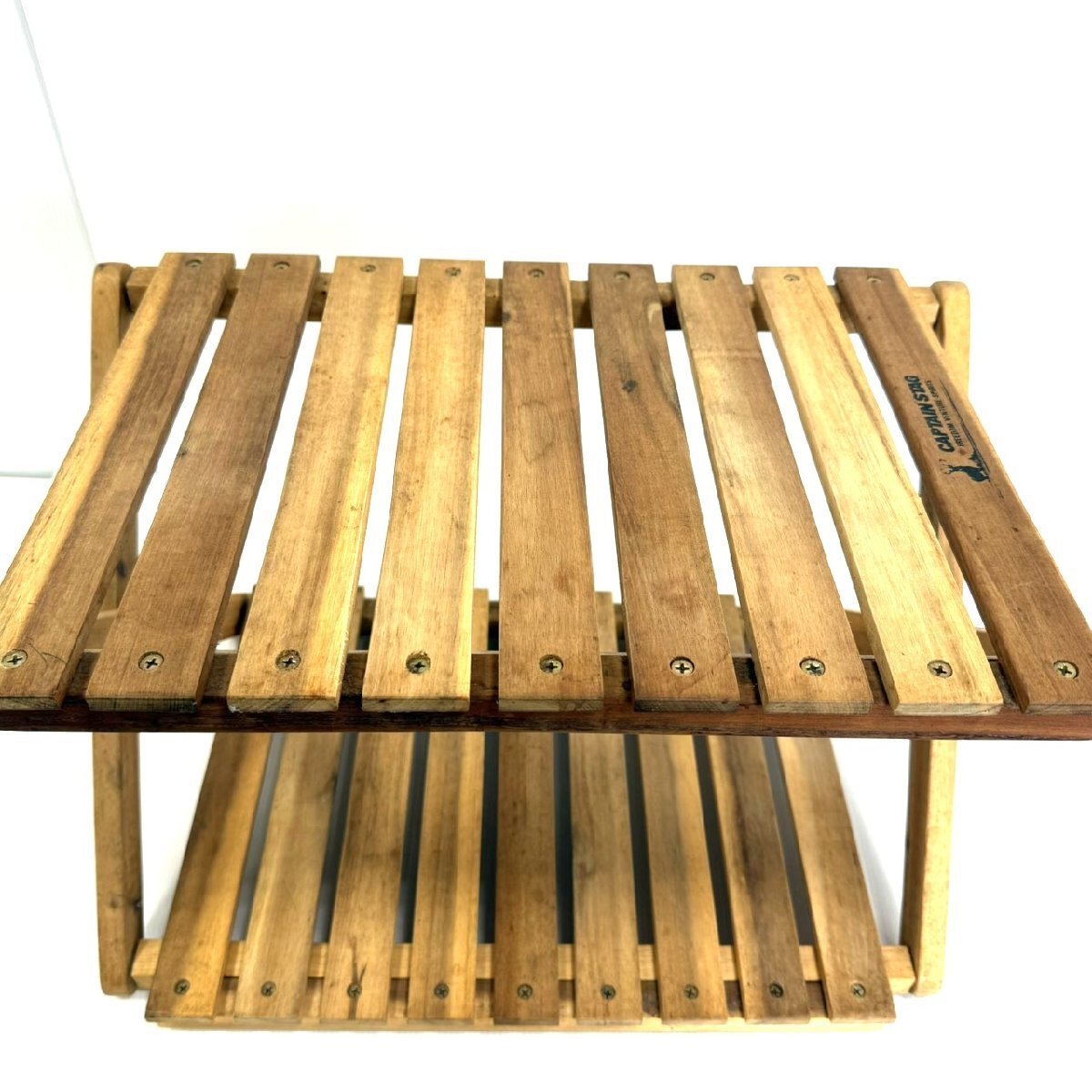 【中古品】CAPTAIN STAG キャンプ ベランダ 収納棚 キャプテンスタッグ 前橋　gm11-6_画像1