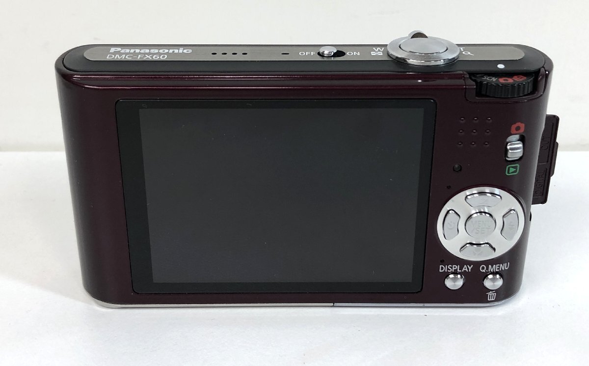【現状品】Panasonic LUMIX DMC-FX60 コンパクトデジタルカメラ パナソニック ルミックス デジカメ st10-219_画像2