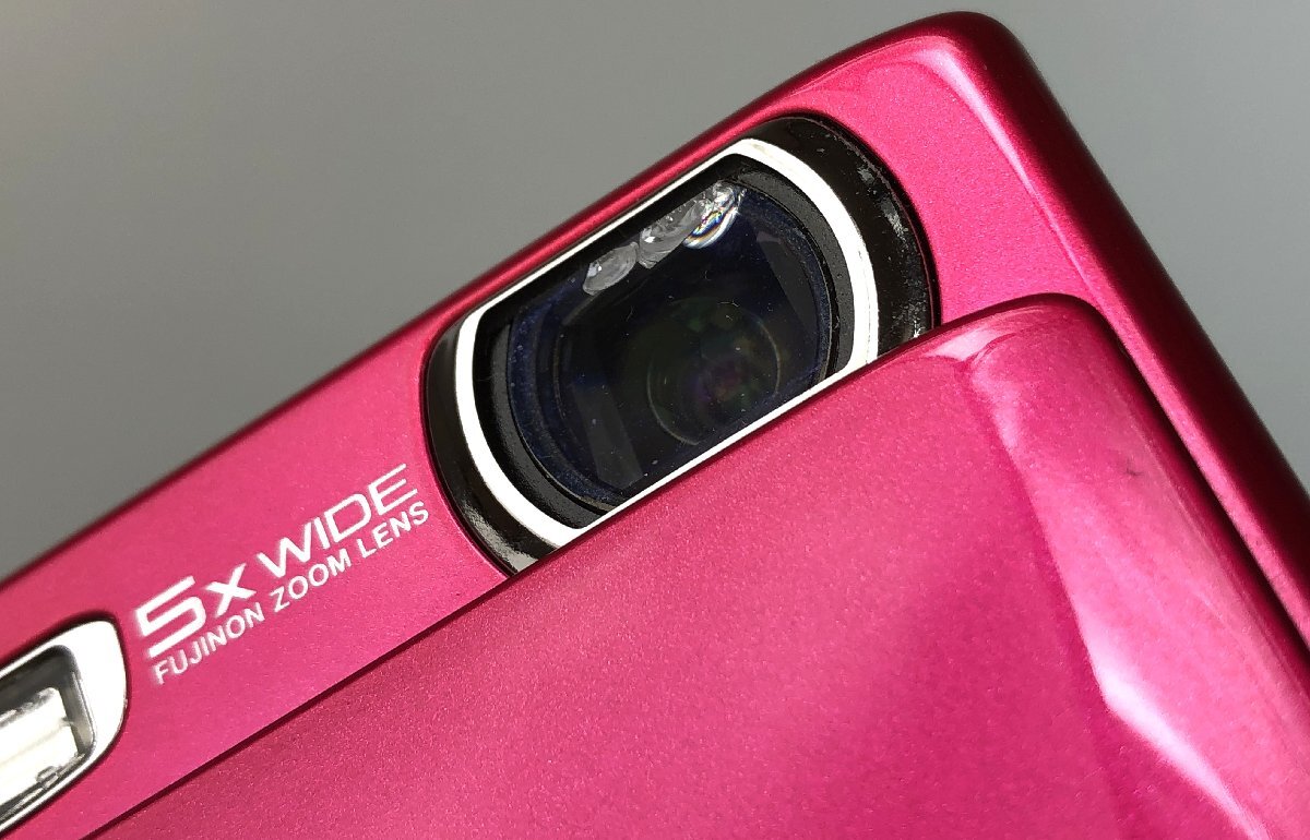 【中古品】FUJIFILM FinePix Z950EXR コンパクトデジタルカメラ 富士フィルム デジカメ 充電器付き ピンク st10-211_画像5