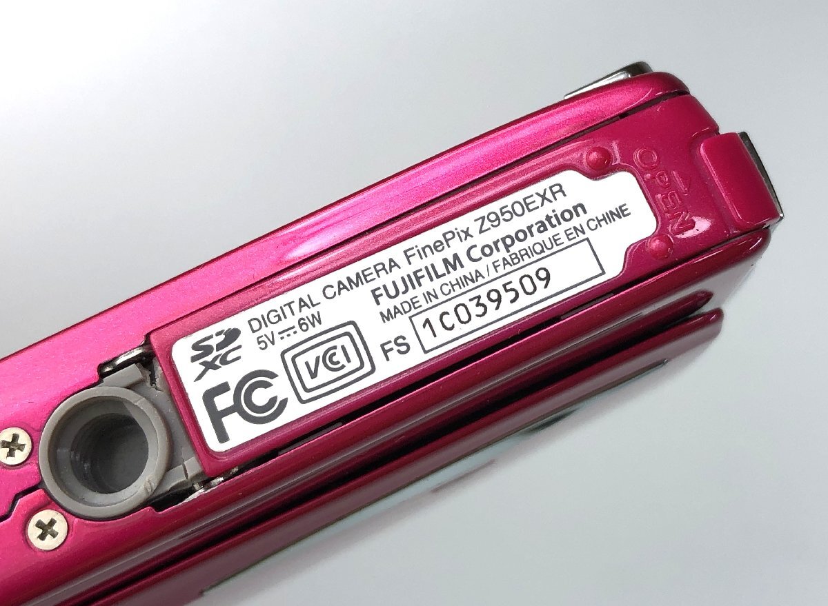 【中古品】FUJIFILM FinePix Z950EXR コンパクトデジタルカメラ 富士フィルム デジカメ 充電器付き ピンク st10-211_画像6