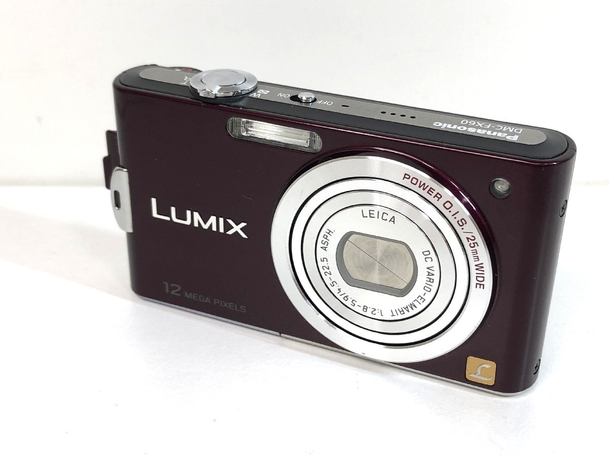 【現状品】Panasonic LUMIX DMC-FX60 コンパクトデジタルカメラ パナソニック ルミックス デジカメ st10-219_画像1