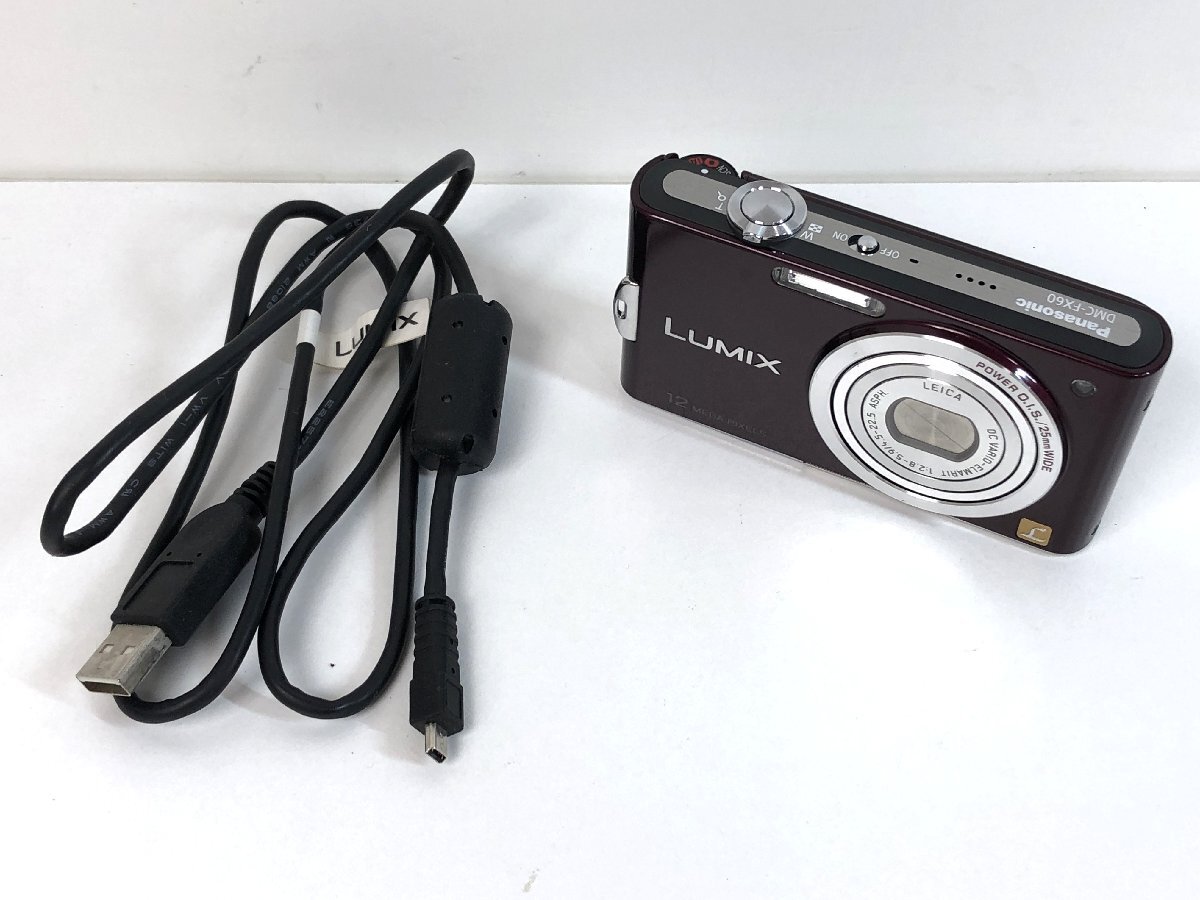 【現状品】Panasonic LUMIX DMC-FX60 コンパクトデジタルカメラ パナソニック ルミックス デジカメ st10-219_画像7