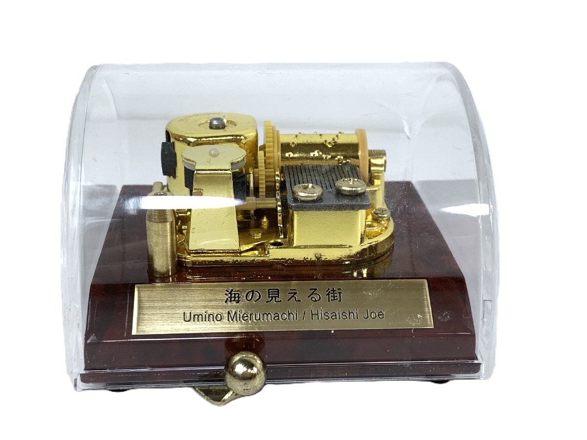 [ б/у товар ] солнечный kyo- музыкальная шкатулка море. видно улица Beauty and the Beast. Thema Ghibli Disney комплект st11-17