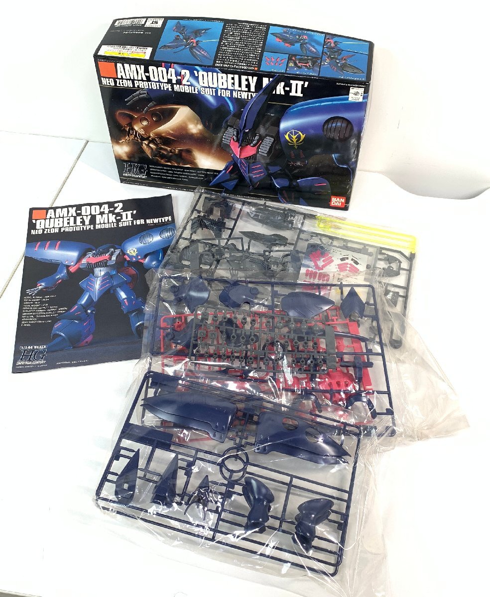 [ не использовался товар ]HGUC AMX-004-2kyube Ray Mk-Ⅱ Bandai Gundam Mobile Suit Gundam ZZ пластиковая модель новый товар не собран st11-97
