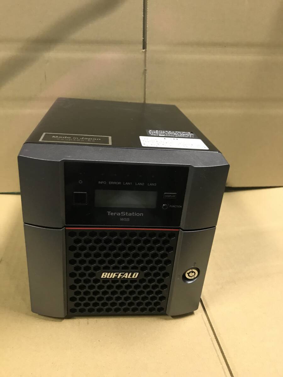 ★中古品 通電確認のみ BUFFALO WS5220DNW6シリーズ NAS ネットワークHDD 2ドライブ HDD無し ケースのみ★_画像1