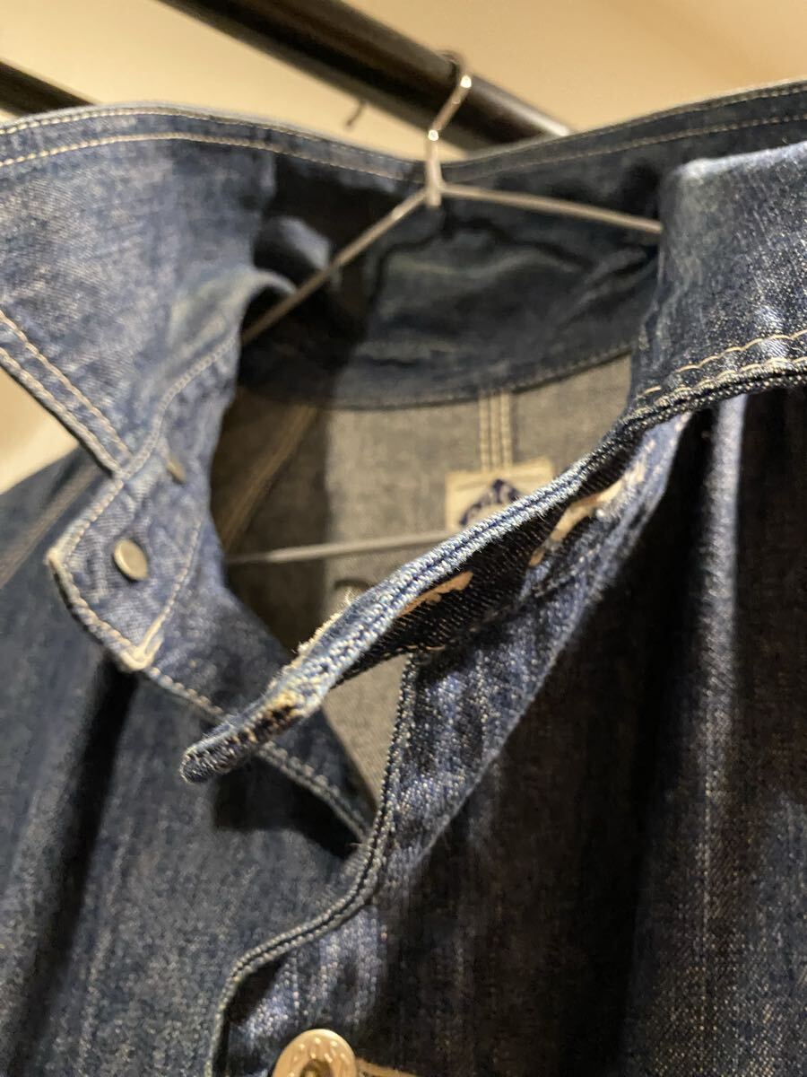 POST O'ALLS ポストオーバーオールズ デニムカバーオール M USA製_画像6