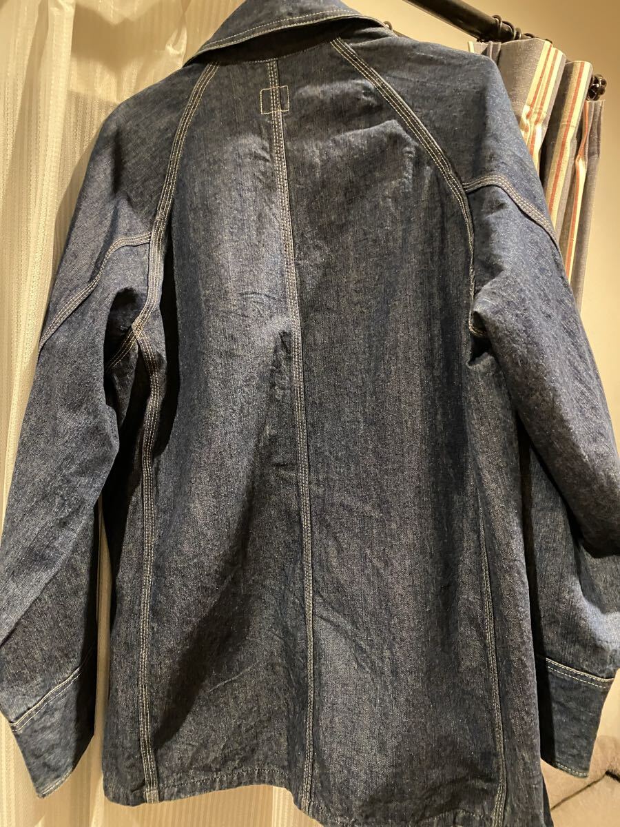 POST O'ALLS ポストオーバーオールズ デニムカバーオール M USA製_画像7