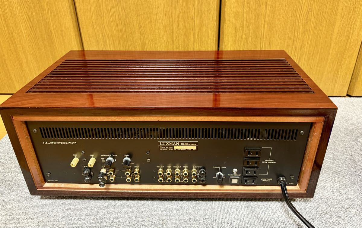 LUXMAN CL36 ULTIMATE ! プリ真空管アンプ!元箱付き_画像6