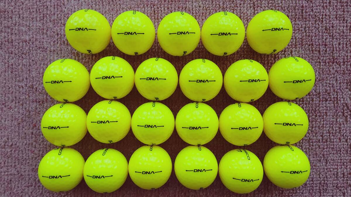 kasco　キャスコ　DNA　イエロー　ロストボール　２３個_画像2