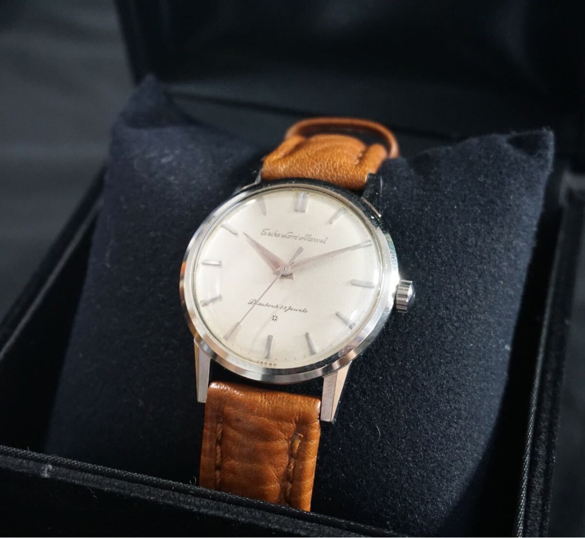 セイコーロードマーベル　初期彫り　ロゴ文字盤　SD文字盤　手巻き　ステンレスケース Seiko Lord Marvel 14056 稼動確認済　希少_画像6