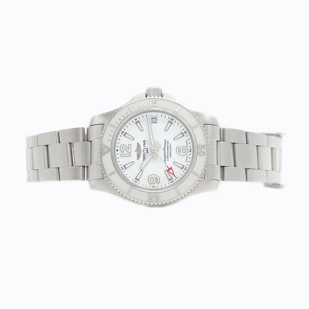 内部点検済 BREITLING ブライトリング スーパーオーシャン 36 A17316 200m防水 SS メンズ レディース ボーイズ 自動巻き_画像4