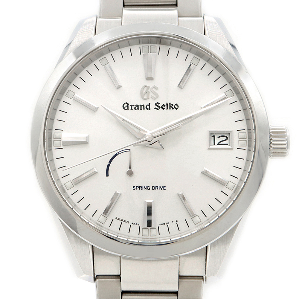 SEIKO セイコー グランドセイコー GS スプリングドライブ 9R65-0BM0 デイト パワーリザーブ シルバー SS メンズ 自動巻き_画像1