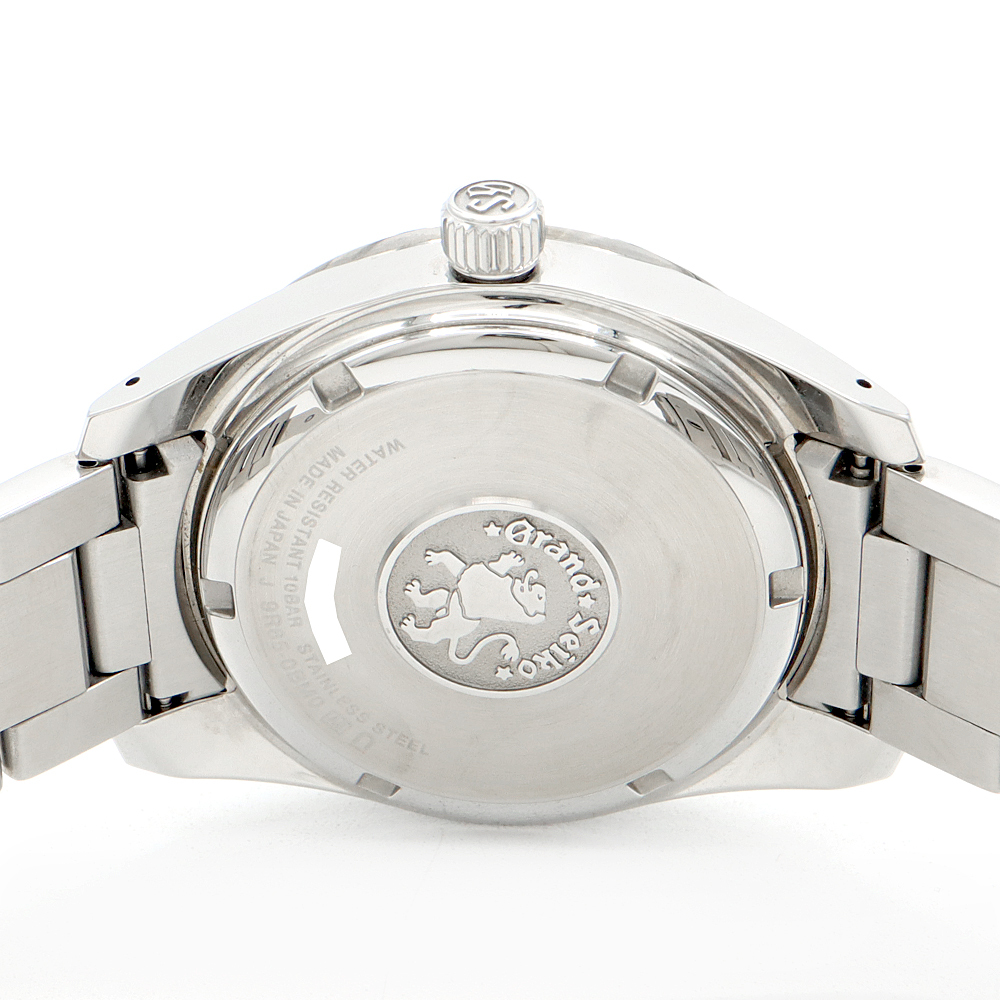 SEIKO セイコー グランドセイコー GS スプリングドライブ 9R65-0BM0 デイト パワーリザーブ シルバー SS メンズ 自動巻き_画像4