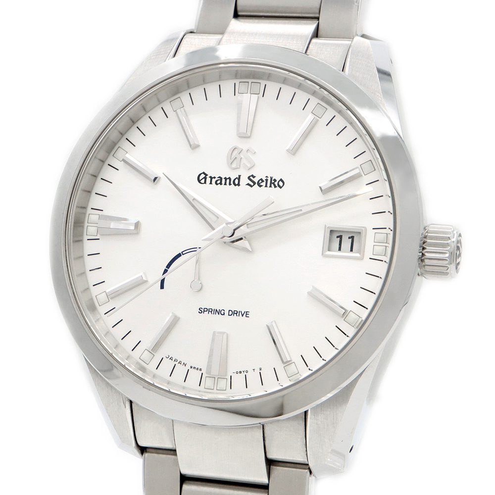 SEIKO セイコー グランドセイコー GS スプリングドライブ 9R65-0BM0 デイト パワーリザーブ シルバー SS メンズ 自動巻き_画像6