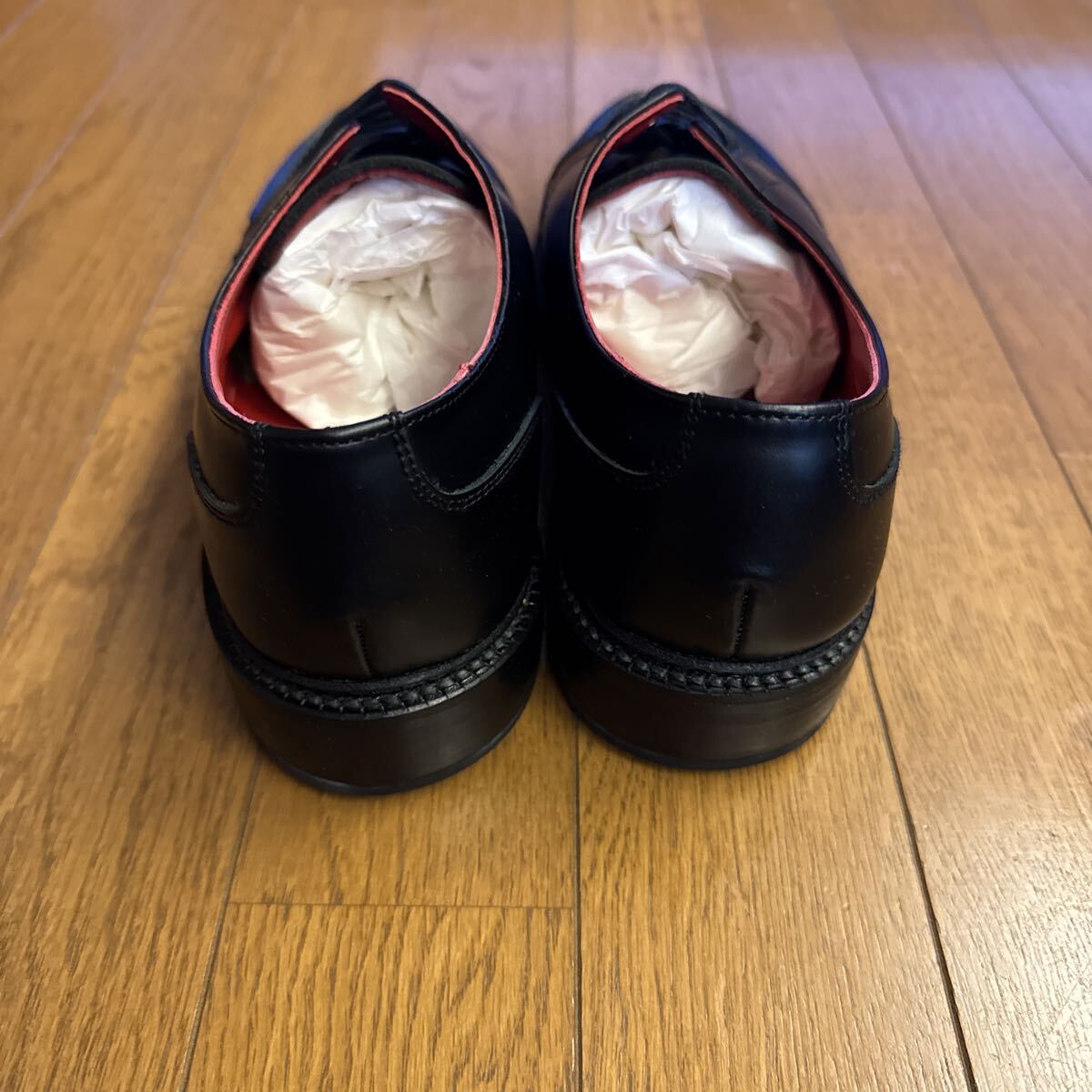  гора корень обувь магазин! черный! кожа обувь!25.5cm! новый товар не использовался!100 иен старт!YAMANE!EVISU!