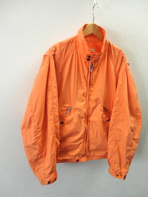90's 旧タグ/NIGEL CABOURN:ナイジェルケーボン/コットン スイングトップ ジャケット/ボンバージャケット/オレンジ/size2(L相当)/ブルゾン_画像3