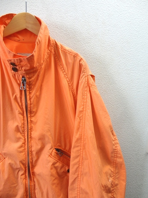 90's 旧タグ/NIGEL CABOURN:ナイジェルケーボン/コットン スイングトップ ジャケット/ボンバージャケット/オレンジ/size2(L相当)/ブルゾン_画像5
