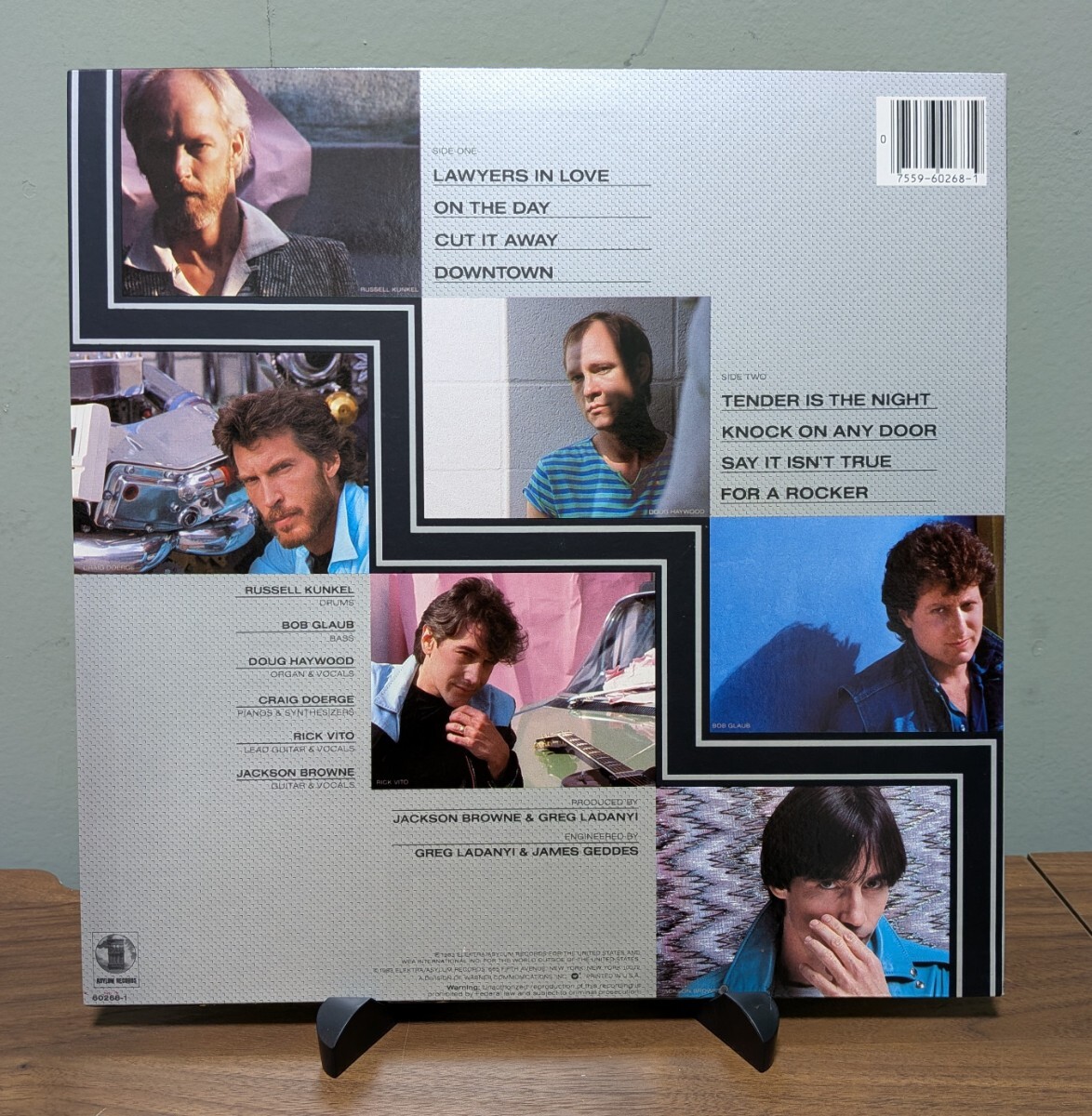 JACKSON BROWNE ジャクソン ブラウン / LAWYERS IN LOVE 愛の使者 / US盤 ASYLUM 9 60268-1 _画像2