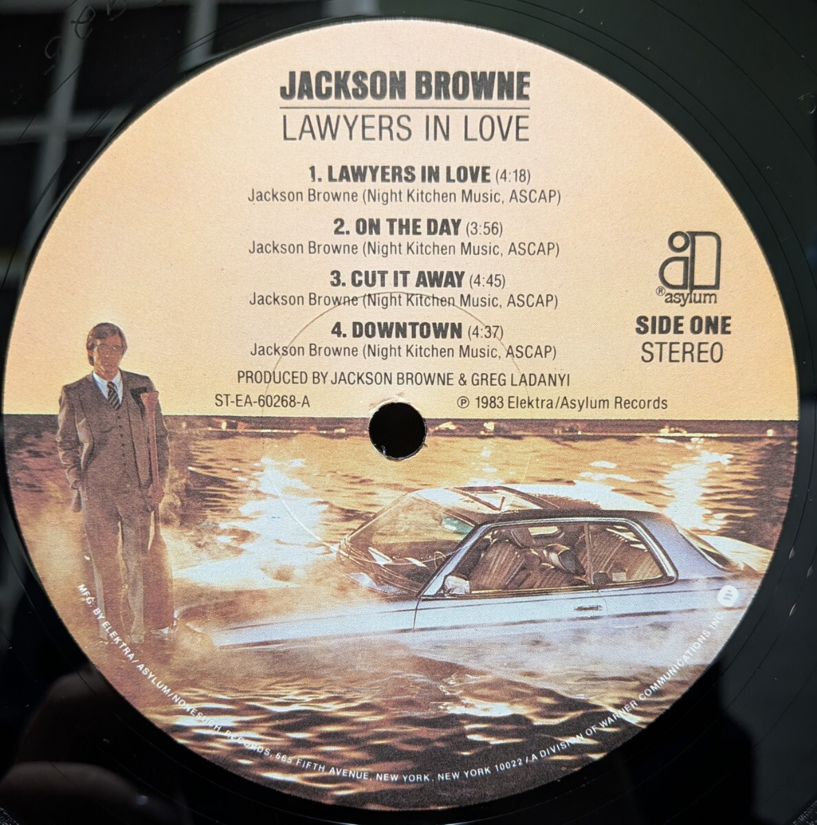 JACKSON BROWNE ジャクソン ブラウン / LAWYERS IN LOVE 愛の使者 / US盤 ASYLUM 9 60268-1 _画像4