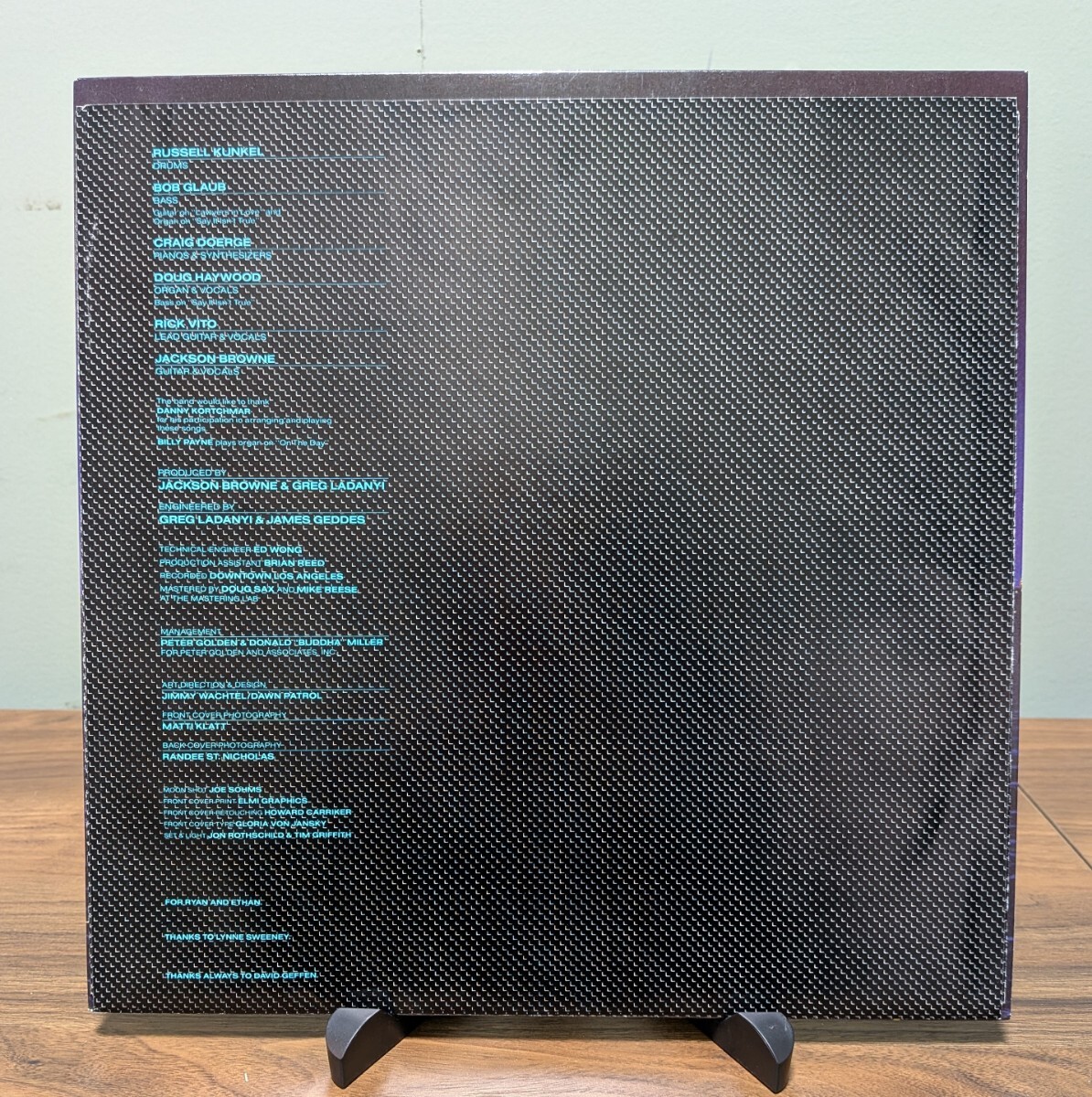 JACKSON BROWNE ジャクソン ブラウン / LAWYERS IN LOVE 愛の使者 / US盤 ASYLUM 9 60268-1 _画像3