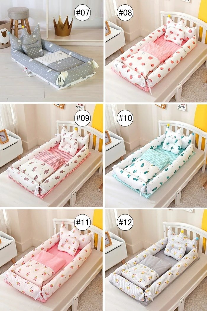  детская кроватка новорожденный простыня имеется подушка имеется bed in bed детская кроватка .... возврат . предотвращение младенец портативный празднование рождения * много выбор цвета /1 пункт 