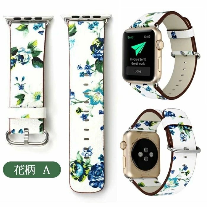 Apple Watch соответствует частота PU кожа Apple часы кожа iwatch ремень Apple часы обращение частота цветочный принт ремень * цветочный принт F