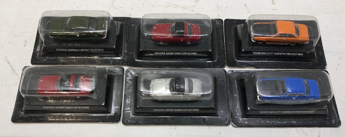 中身未開封 コナミ 1/64 絶版名車コレクション 22点まとめ 日産 フェアレディ ホンダ シビック S600 他 ミニカー【現状品】[37-1125-M4]_画像4