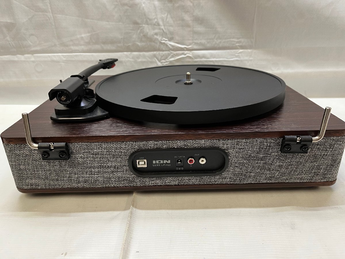 簡易動作確認済 ION AUDIO LUXE LP レコードプレーヤー 箱無し 【現状品】 [55-0815-2O2]_画像4