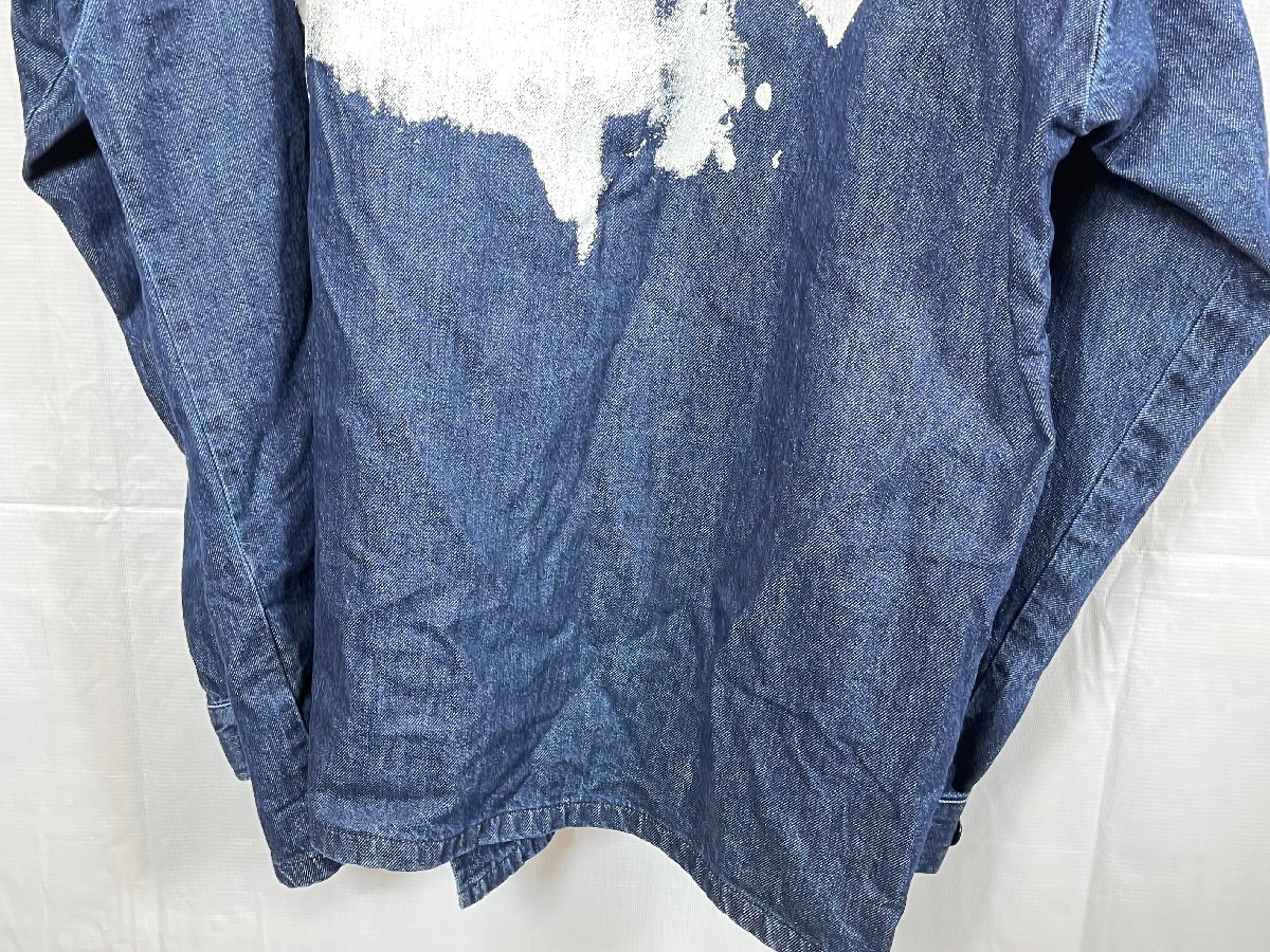 WTAPS ダブルタップス 23SS デニム ジャケット 型番:231WVDT-SHM02 サイズ:3 ネイビー系 ☆良品☆[661-0617-E4]_画像9