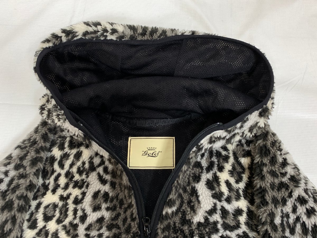 GOLD 東洋エンタープライズ GL14264 サイズ:M フリースジャケット ブラック系 ホワイト系 ☆良品☆[67-1002-E2]_画像2
