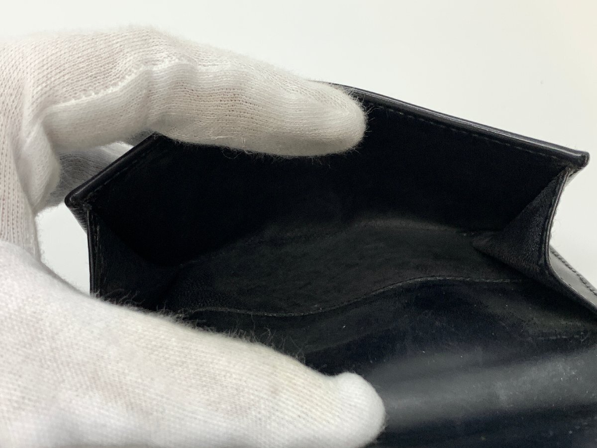 GUCCI グッチ Wホック 二つ折り財布 ブラック 黒色 ウォレット ケース ☆良品☆[84-1004-2E7]_画像6