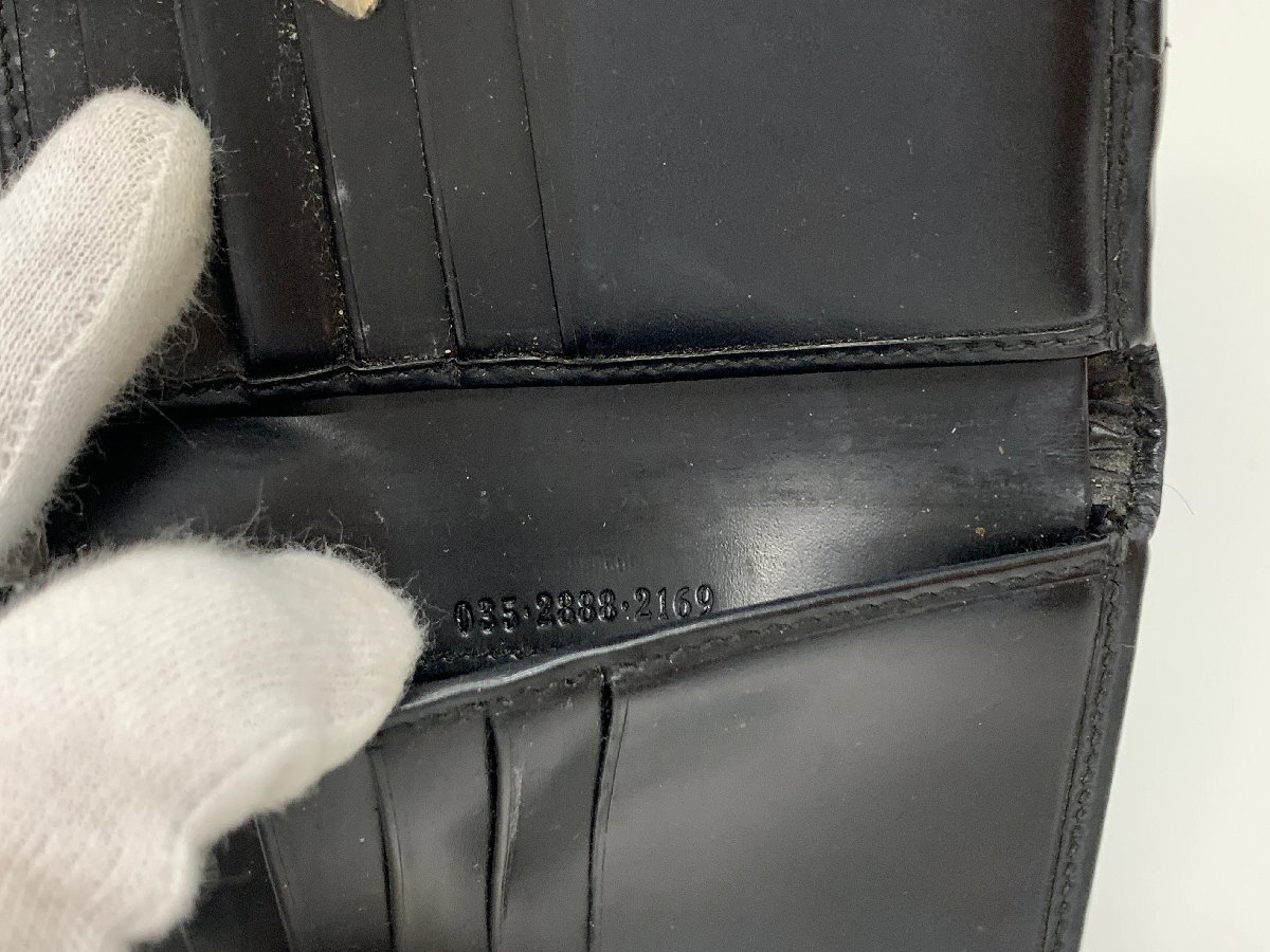 GUCCI グッチ Wホック 二つ折り財布 ブラック 黒色 ウォレット ケース ☆良品☆[84-1004-2E7]_画像10
