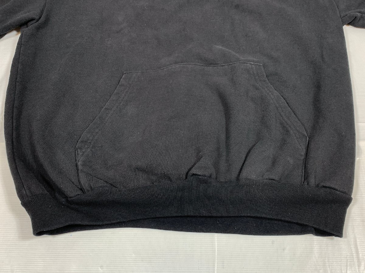 IRAK NY アイラック ニューヨーク LOGO HOODY パーカー サイズ:XL ブラック ☆良品☆[662-1115-E4]_画像4